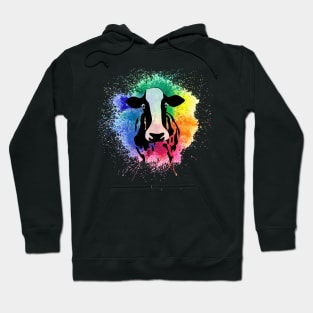 Colorful Cow Hoodie